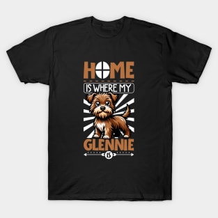 Home is with my Glen of Imaal Terrier T-Shirt